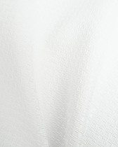 Tissu Simili Cuir Tressé Blanc