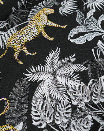 Jacquard Mosaique Léopard - Mercerine