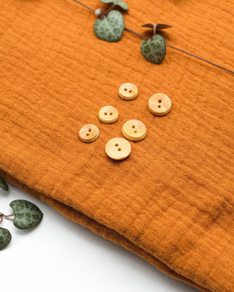 Bouton Convexe Classique Bois - Mercerine