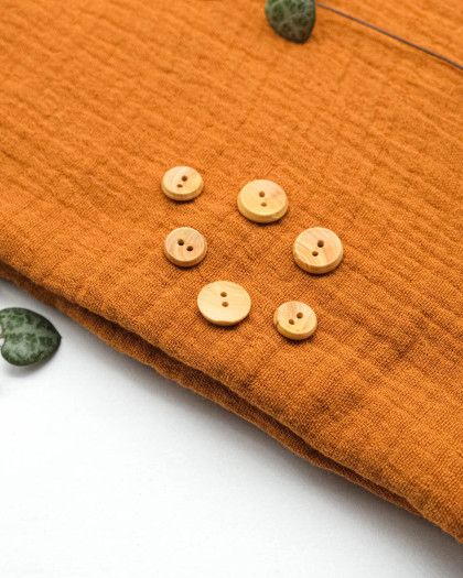 Bouton Convexe Classique Bois - Mercerine