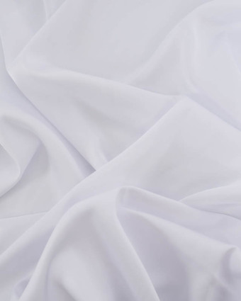 Satin Stretch Léger Uni Blanc Léa - Mercerine