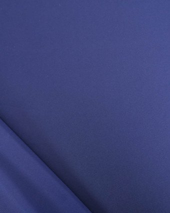Satin Stretch Léger Uni Navy Léa - Mercerine