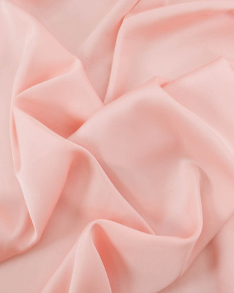 Satin Stretch Léger Uni Rose Clair Léa - Mercerine
