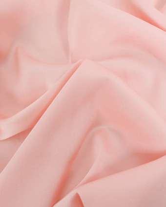 Satin Stretch Léger Uni Rose Clair Léa - Mercerine