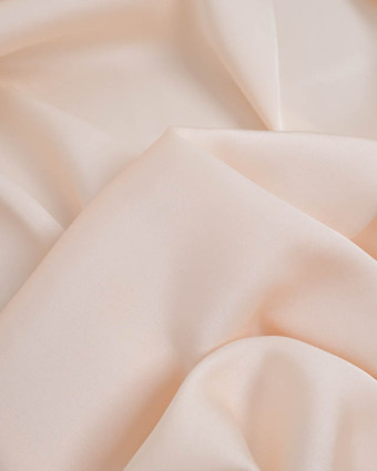 Satin Stretch Léger Uni Ivoire Léa - Mercerine