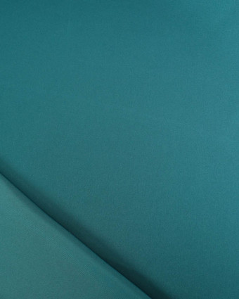 Satin Stretch Léger Uni Emeraude Léa - Mercerine