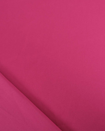 Satin Stretch Léger Uni Fuchsia Léa - Mercerine