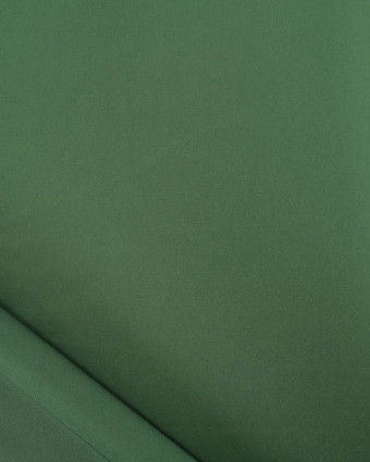 Satin Stretch Léger Uni Vert Forêt Léa - Mercerine
