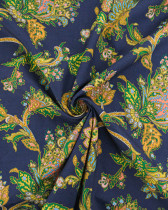 Tissu Liberty Fabrics@ Garden Melody - Kirkwall Paisley Bleu Violet