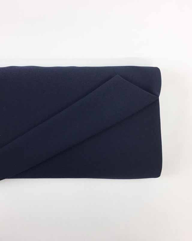 Coupon - Tissu pour robe, jupe bleu marine Septenta x10cm