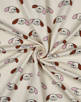 French Terry Dogs Rose et Cacao Jennifer Bouron