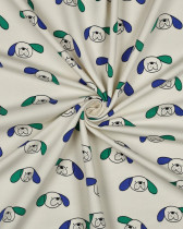 French Terry Dogs Bleu et Vert Jennifer Bouron