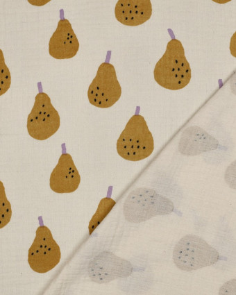 Double Gaze Poires Ocre Jennifer Bouron - Mercerine