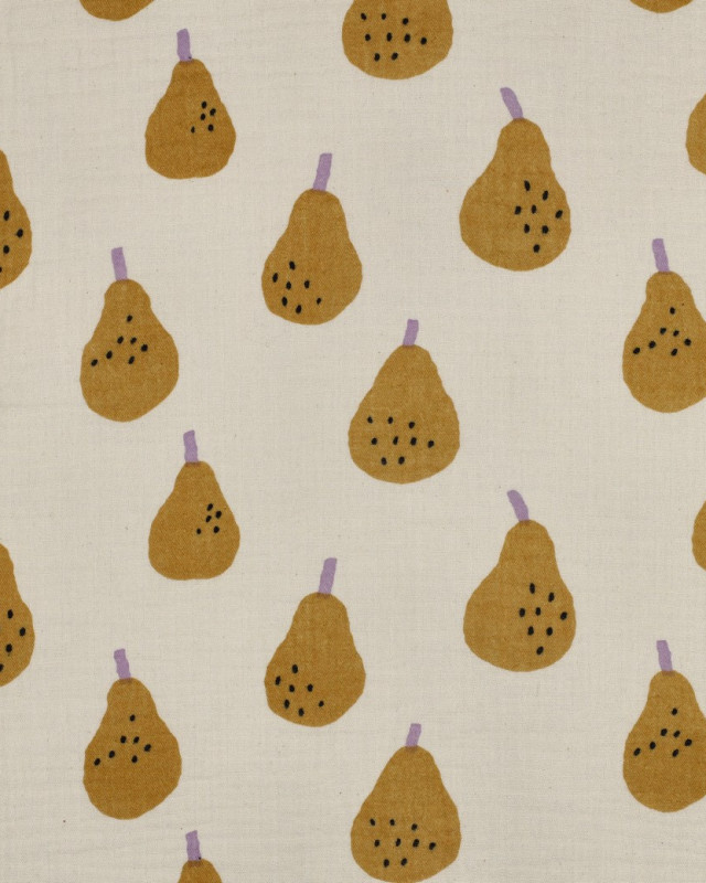 Double Gaze Poires Ocre Jennifer Bouron - Mercerine