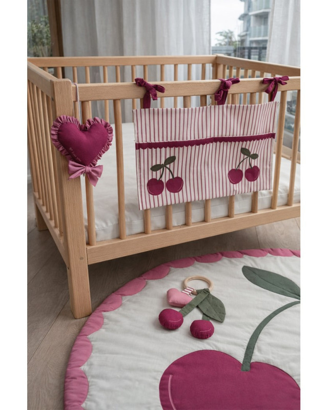 Panneau Tapis d'Eveil Cerise - Mercerine