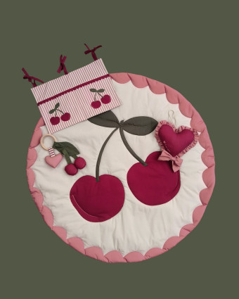 Panneau Tapis d'Eveil Cerise - Mercerine
