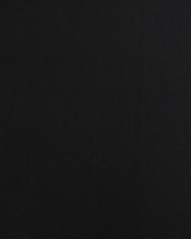 Toile de Coton Sanforisée Noire  - Mercerine