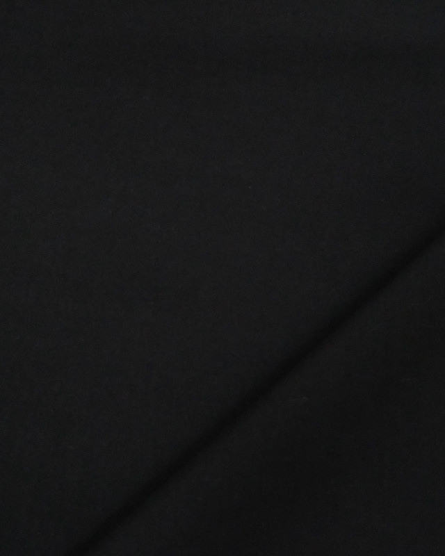 Toile de Coton Sanforisée Noire  - Mercerine