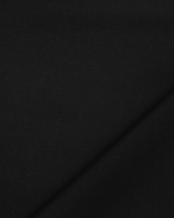 Toile de Coton Sanforisée Noire  - Mercerine
