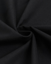 Toile de Coton Sanforisée Noire