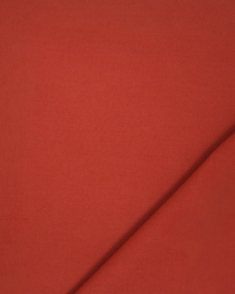 Toile de Coton Sanforisée Terracotta   - Mercerine