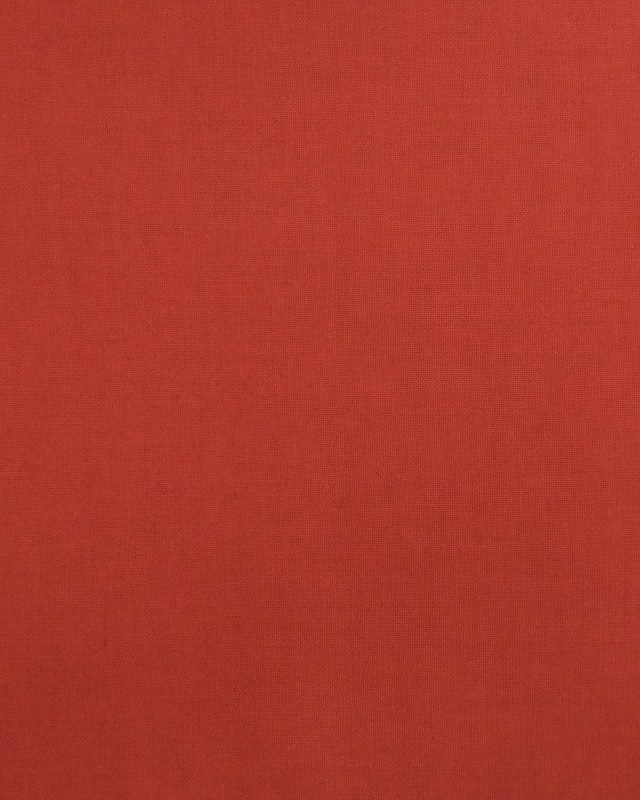 Toile de Coton Sanforisée Terracotta   - Mercerine