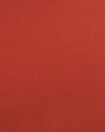 Toile de Coton Sanforisée Terracotta   - Mercerine