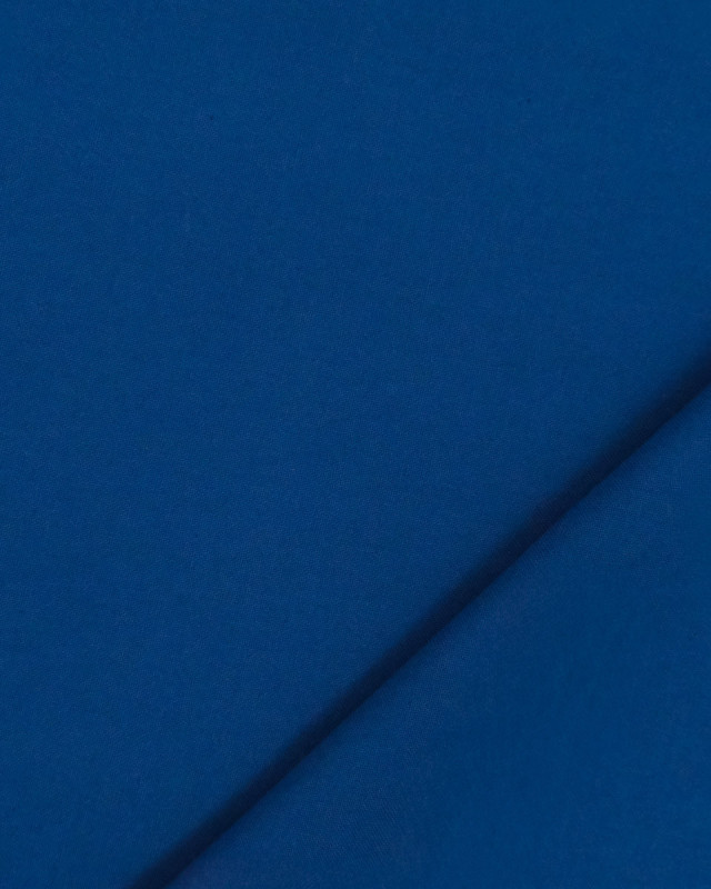 Toile de Coton Sanforisée Bleu Roi   - Mercerine