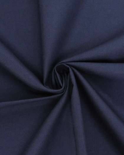 Coton Sanforise Navy Pablo - Mercerine