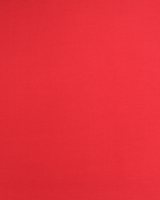 Toile de Coton Sanforisée Rouge   - Mercerine