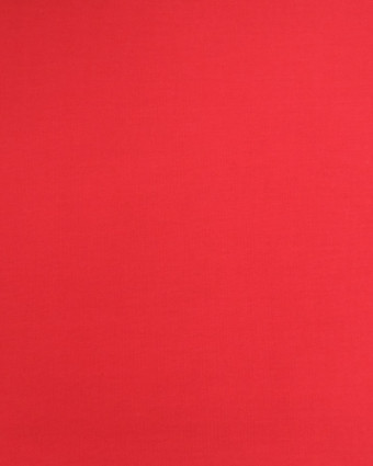 Toile de Coton Sanforisée Rouge   - Mercerine