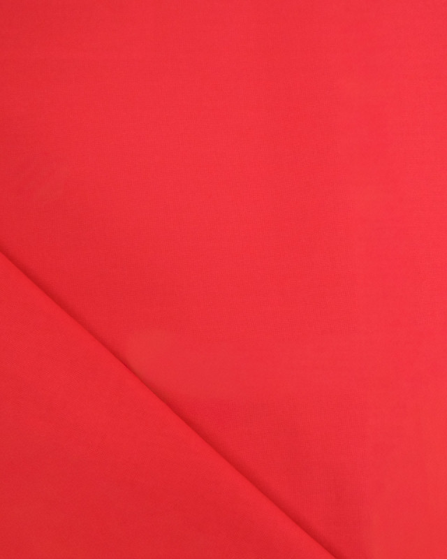 Toile de Coton Sanforisée Rouge   - Mercerine
