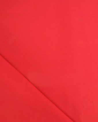 Toile de Coton Sanforisée Rouge   - Mercerine