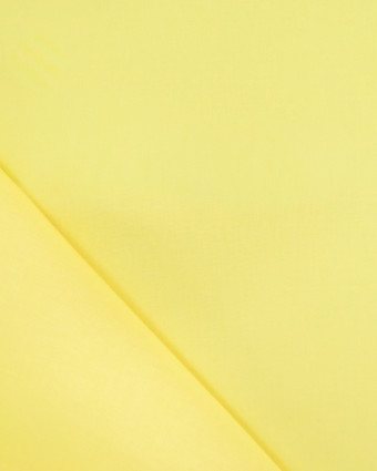 Toile de Coton Sanforisée Jaune   - Mercerine