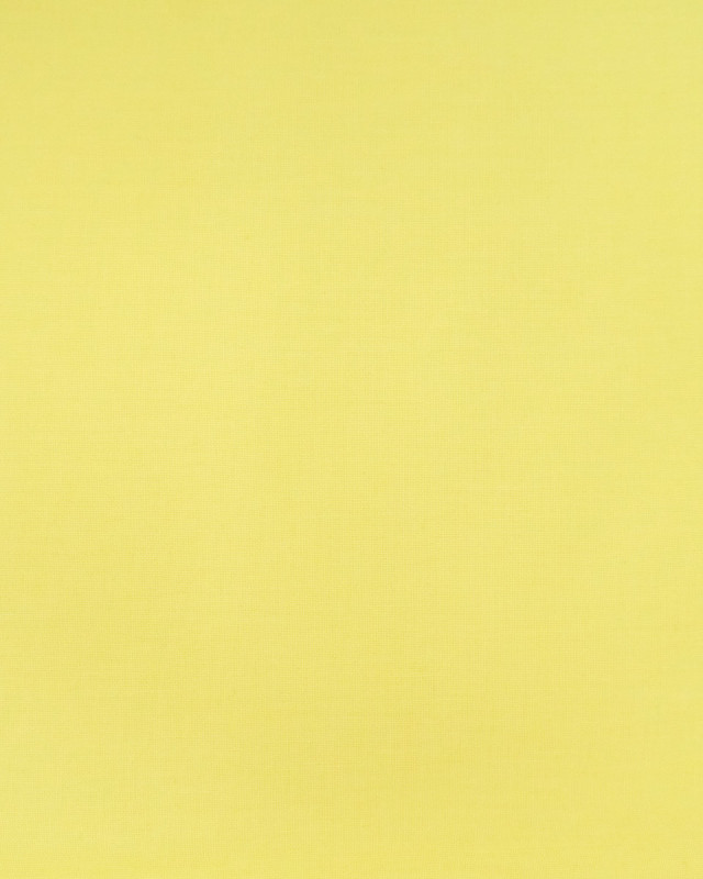 Toile de Coton Sanforisée Jaune   - Mercerine