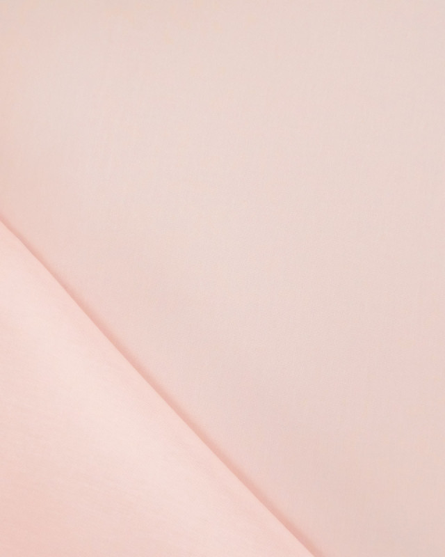 Toile de Coton Sanforisée Rose Clair   - Mercerine