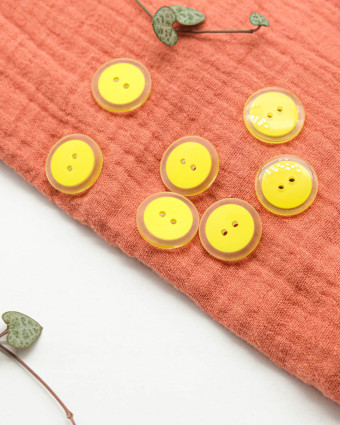 Bouton Transparent en Email - Mercerine