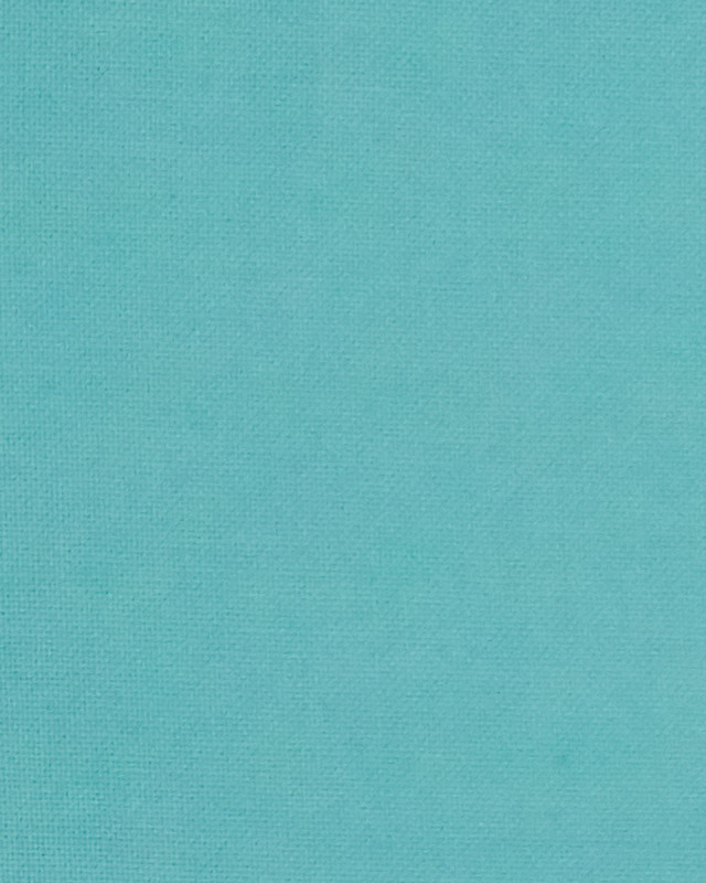 Toile de Coton Sanforisée Turquoise   - Mercerine