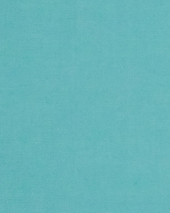 Toile de Coton Sanforisée Turquoise   - Mercerine