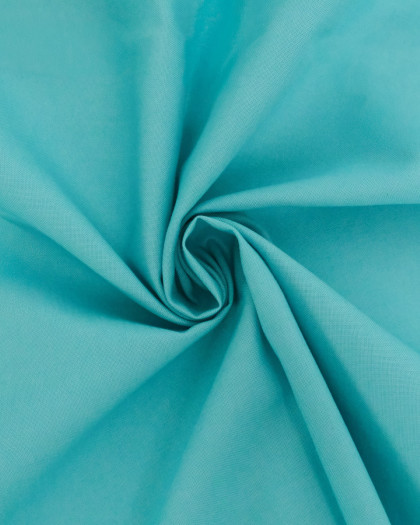 Coton Sanforise Turquoise Pablo - Mercerine