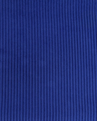Velours Côtelé Ameublement Belém Bleu Electrique - Mercerine