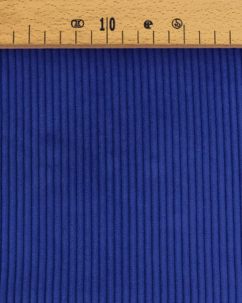 Velours Côtelé Ameublement Belém Bleu Electrique - Mercerine