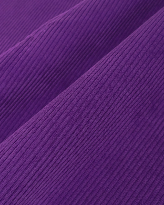 Velours Côtelé Ameublement Belém Violet - Mercerine