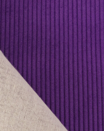 Velours Côtelé Ameublement Belém Violet - Mercerine