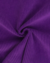 Velours côtelé violet