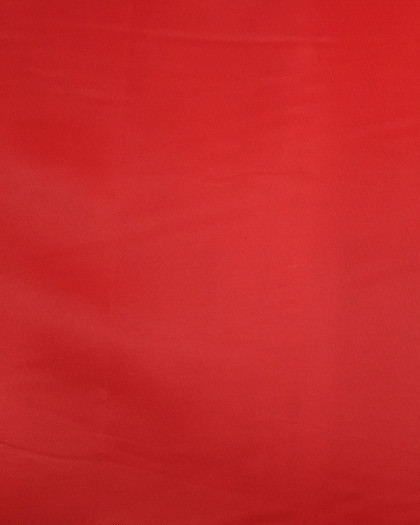 Tissu doublure rouge mat fin - 10cm -  Mercerine