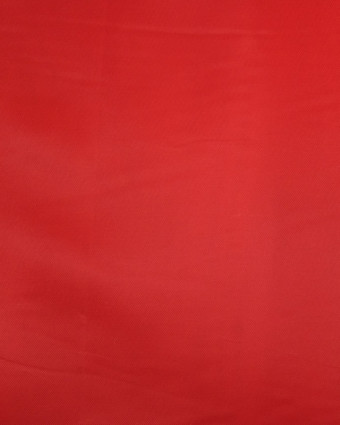 Tissu doublure rouge mat fin - 10cm -  Mercerine