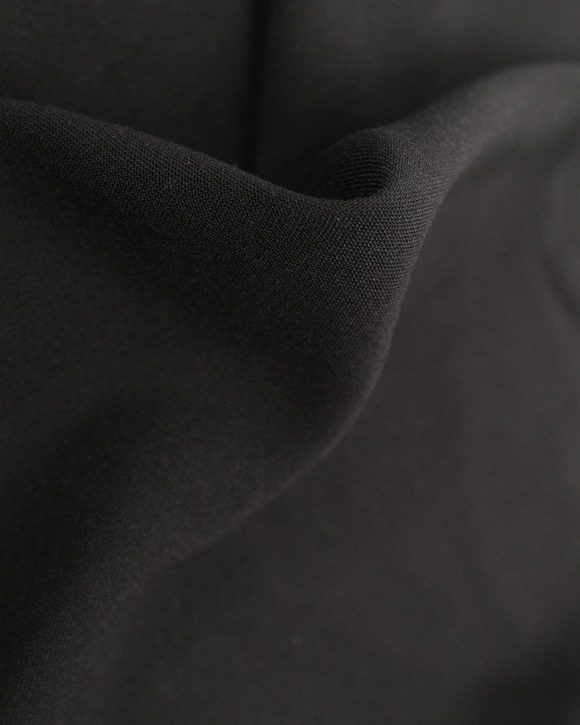 Tissu Viscose noir Alina  - Mercerine
