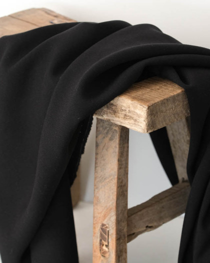 Viscose Noir Alina - Mercerine