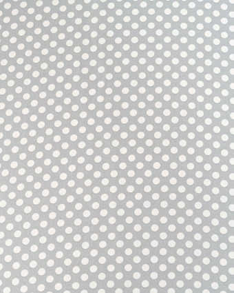 Tissu Crêpe à Pois Gris - Mercerine